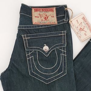 True Religion Billy Big T Dark Wash Jeans 33x33